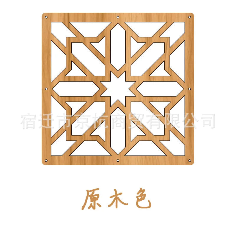 Hanging screen partition fashion MDF porch guest home restaurant bedroom hotel simple modern Chinese hollow screen