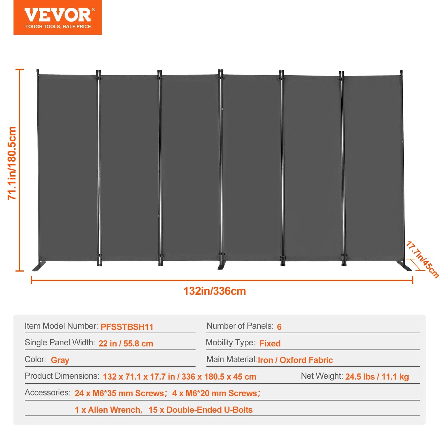 Succe Buy 3/4 Panel Room Divider Folding Privacy Screen and Portable Freestanding Room Partition for Office Bedroom Study Hotel
