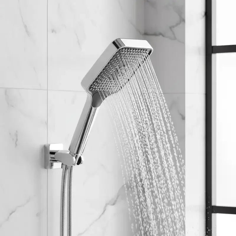 Adjustable 3-Mode High Pressure Shower Head Large Flow Water Saving Rainfall Mixer Head Bathroom Accessory