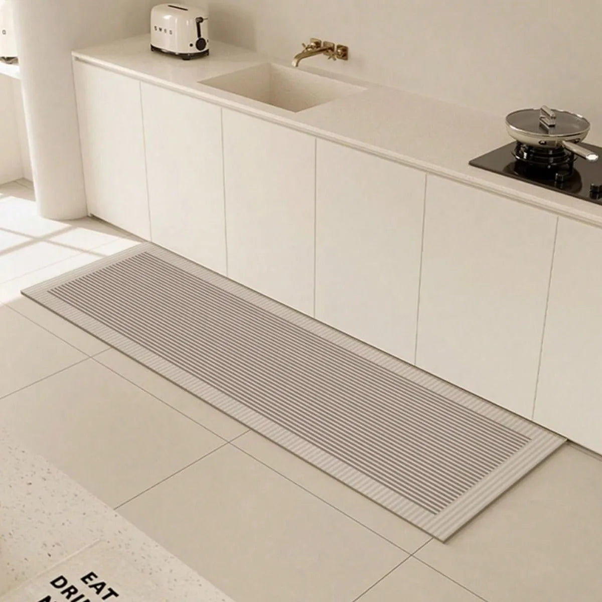Kitchen Floor Mat Pvc Waterproof Vinyl Carpet Home Decoration Long Rug Oil-proof Non-slip Foot Mats Custom Alfombra Cocina