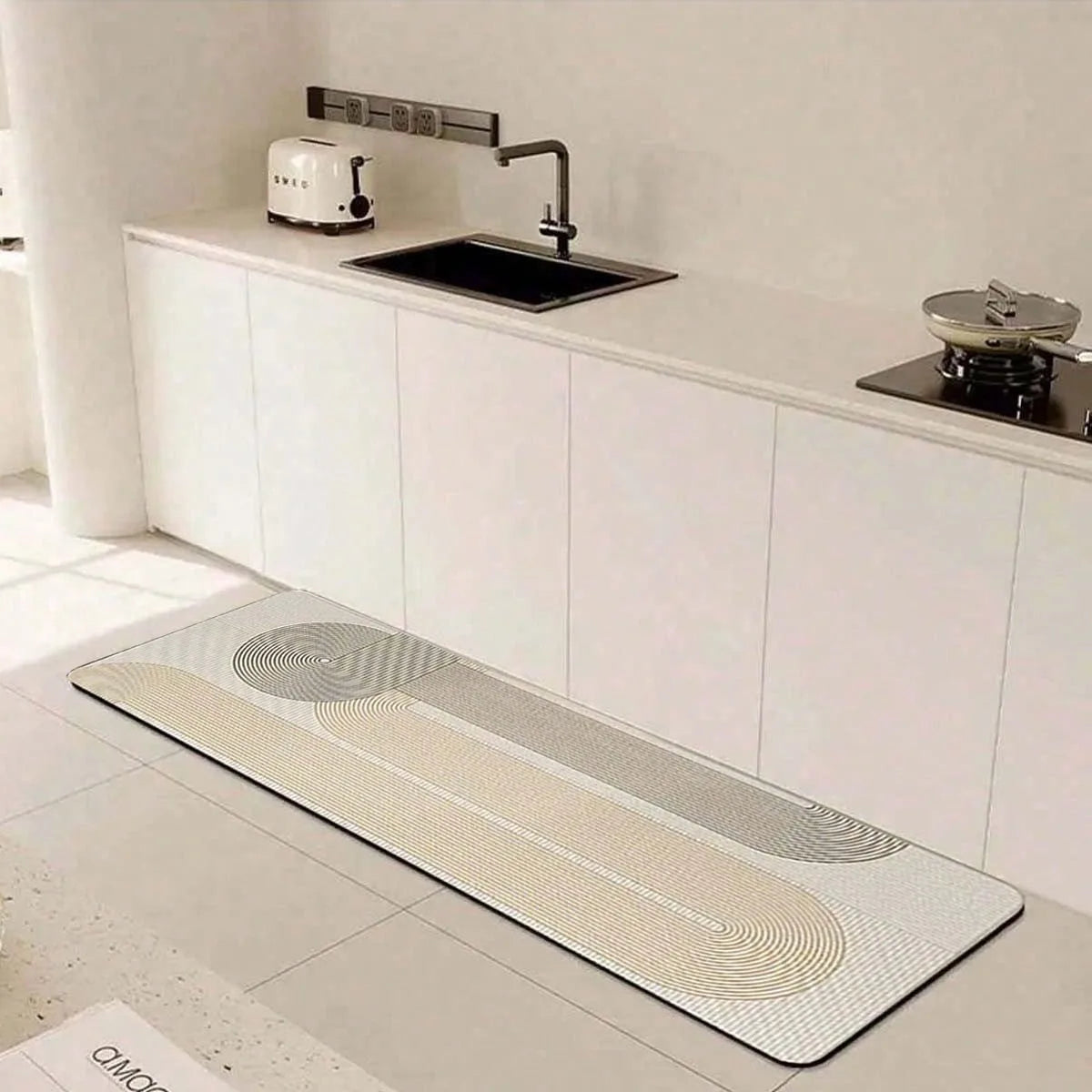 Kitchen Floor Mat Pvc Waterproof Vinyl Carpet Home Decoration Long Rug Oil-proof Non-slip Foot Mats Custom Alfombra Cocina