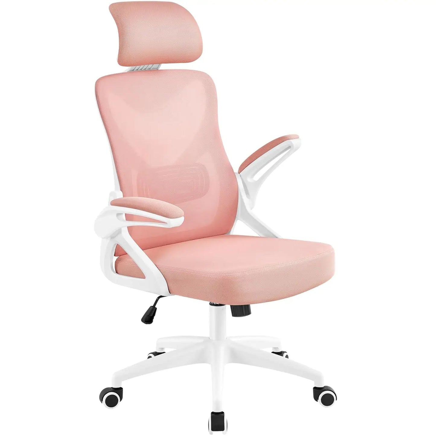 Ergonomic Office Chair, High Back Desk Chair with Headrest and Flip-up Armrest Lumbar Support for Home Office, Customized
