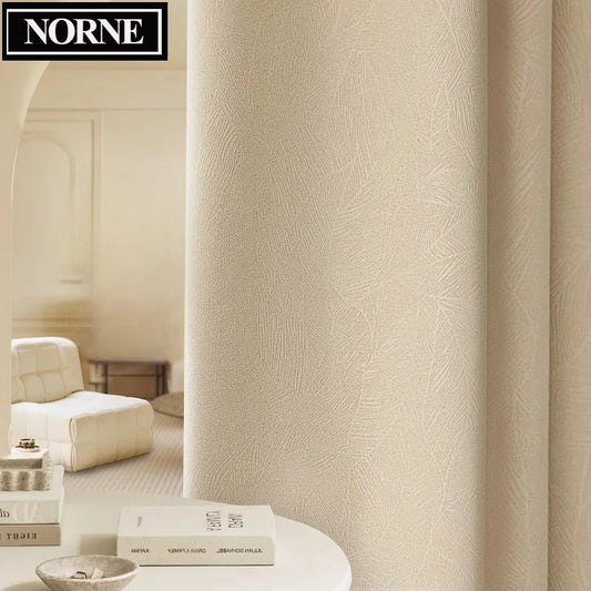 Custom Size 80-90% Shading Rate Blackout Curtains for Bedroom Living Room Window Drapes Thermal Insulated Room Darkening Curtain