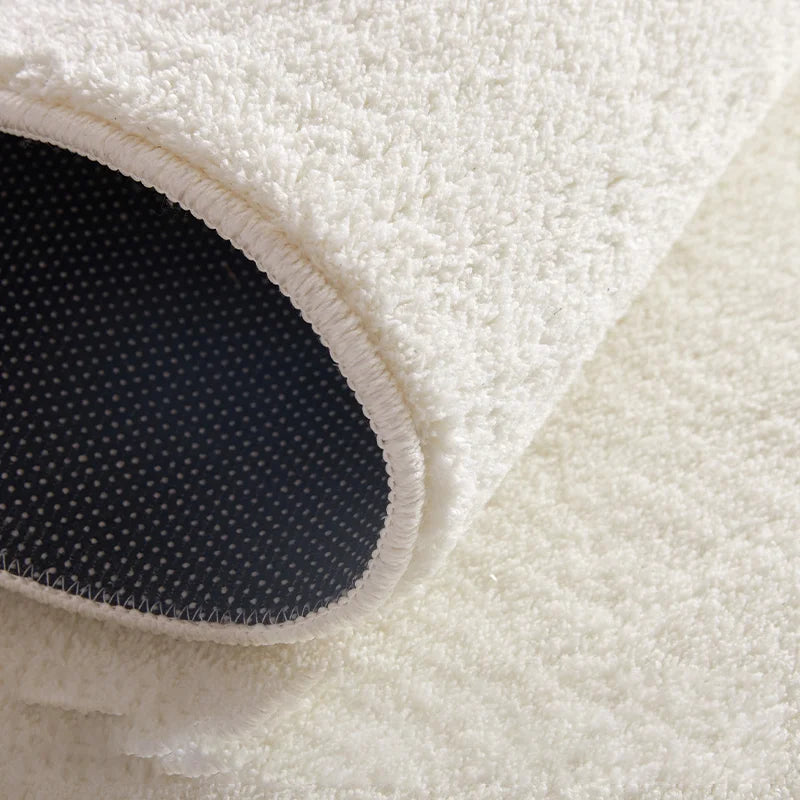 French Style Carpets for Living Room Light Luxury Bedroom Decor Washable Carpet Thick Plush Study Floor Mat Home Fluffy Soft Rug