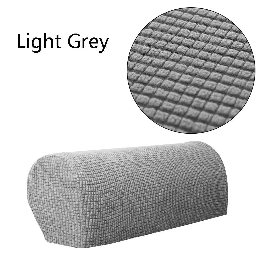 2PCS/SET Sofa Armrest Covers Fleece Premium Armrest Covers Stretchy Chair Sofa Couch Arm Protector Stretch to Fit