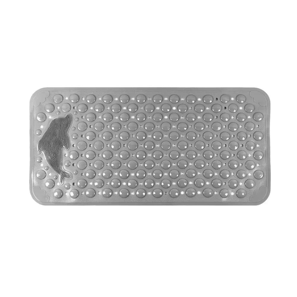 35x70cm Dolphin PVC Shower Mat, Waterproof Non-Slip Anti-Skid Bathroom Rug