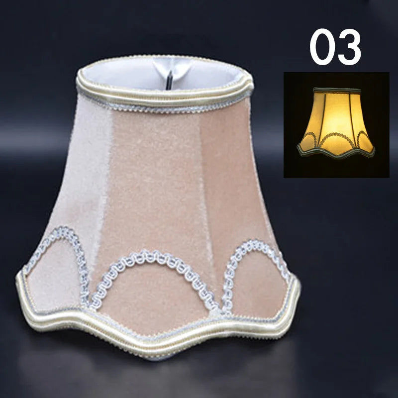 Nordic Style Art Decor Lamp Shades Velvet Fabric Chandelier Wall Lamp Lampshade Modern Lamp Cover For Home Decor Light Covers