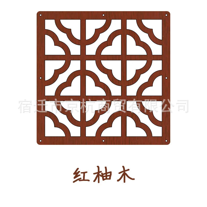 Hanging screen partition fashion MDF porch guest home restaurant bedroom hotel simple modern Chinese hollow screen