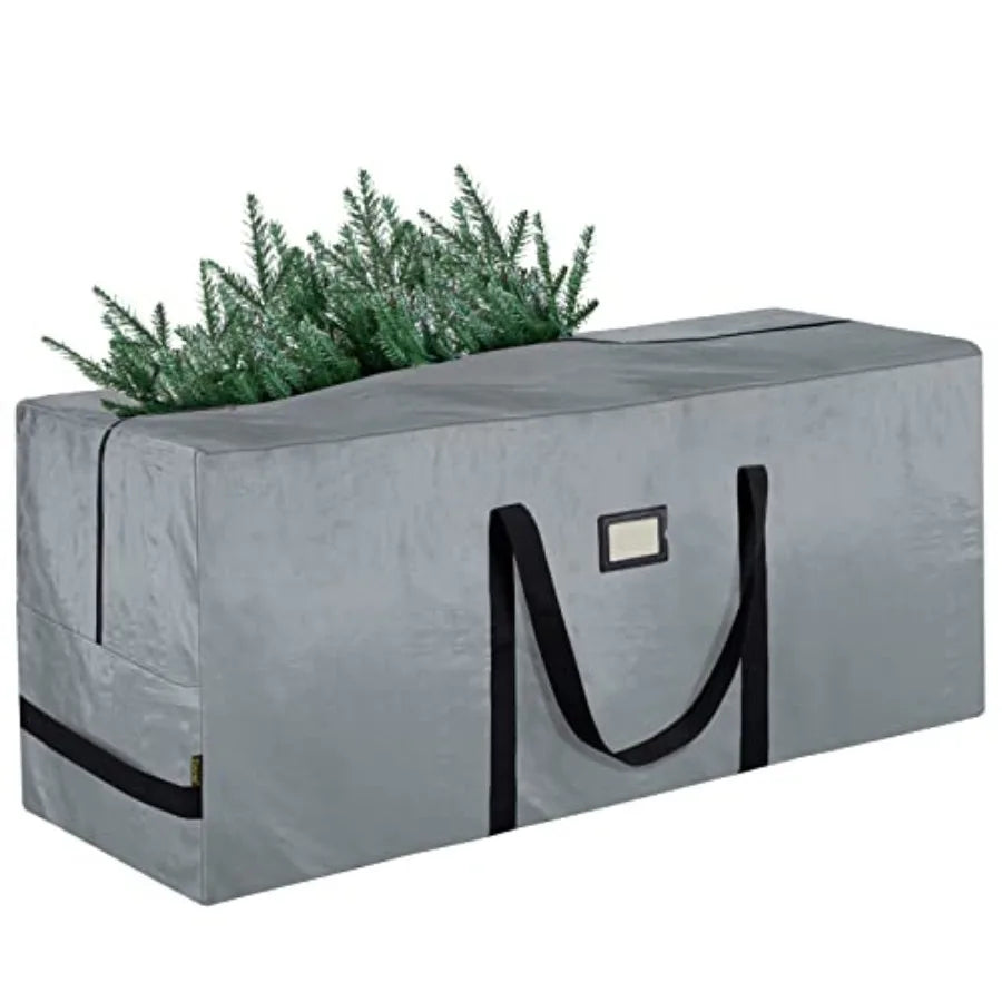 Christmas Tree Storage Bag, Heavy Duty Extra Large Artificial Christmas Tree Bag with Reinforced Handles and Dual Zippers Wide