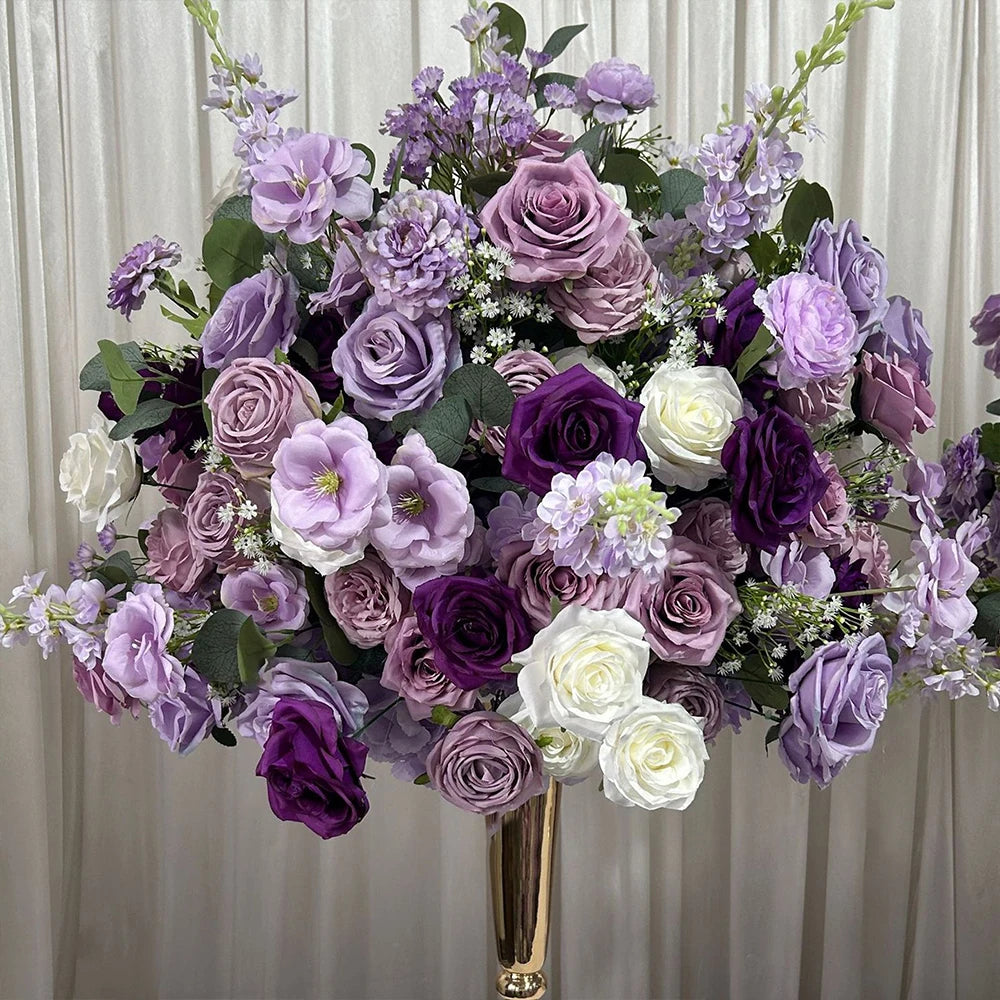 80/70/60/50/30cm Artificial Pink Large Flower Ball, Table Centerpiece for Special Event Decor, Floral Arrangement