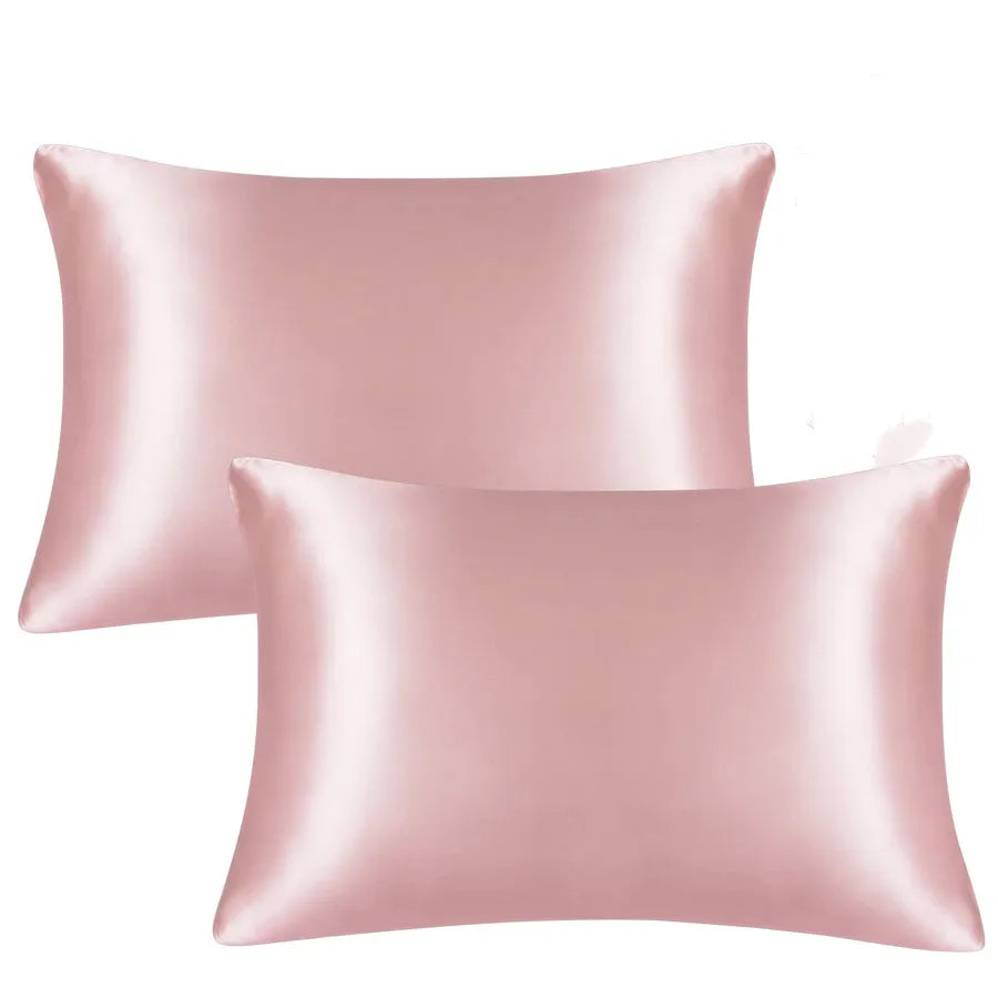 JuwenSilk silky stain pillowcase silky pillowcase natural silk pillowcase mulberry silk pillow case standard queen king