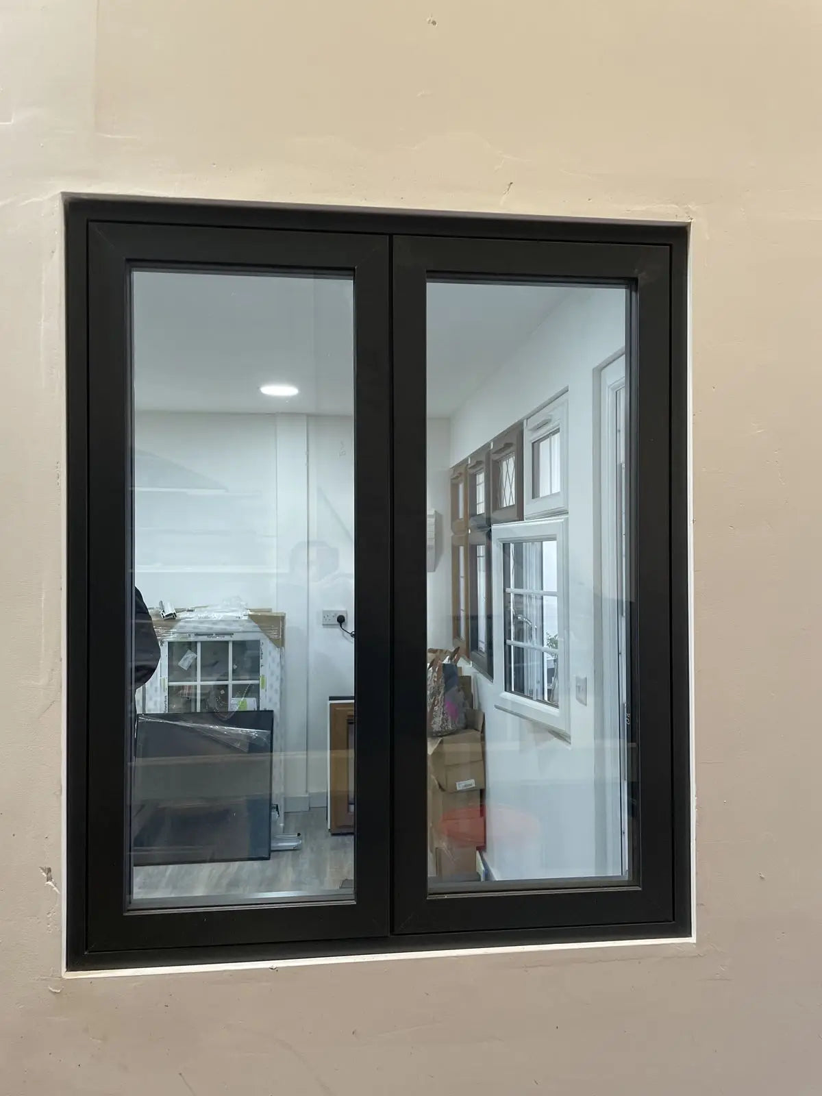 Aluminum Horizontal Tempered Tilt and Turn Windproof Double Glass Window Awning Windows with Screen Glazed Casement Windows