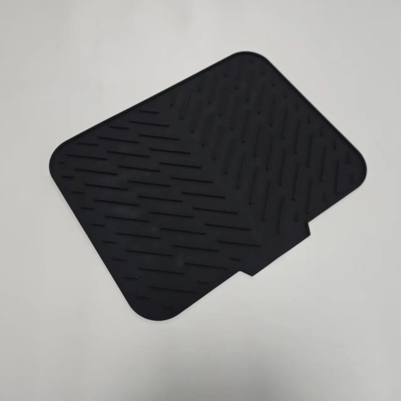 Silicone Drain Mat Sink Countertop Tableware High Temperature Resistance Heat Insulation Diversion Kitchen Drain Mat Placemat