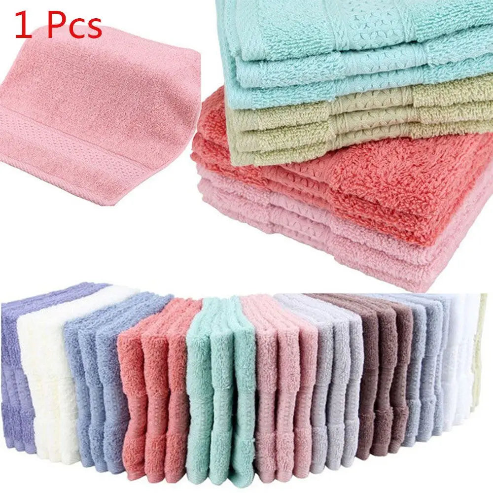 Extreme Comfort Absorbent Cotton Square Scarf Wash Cloths Face Towel Dry Body