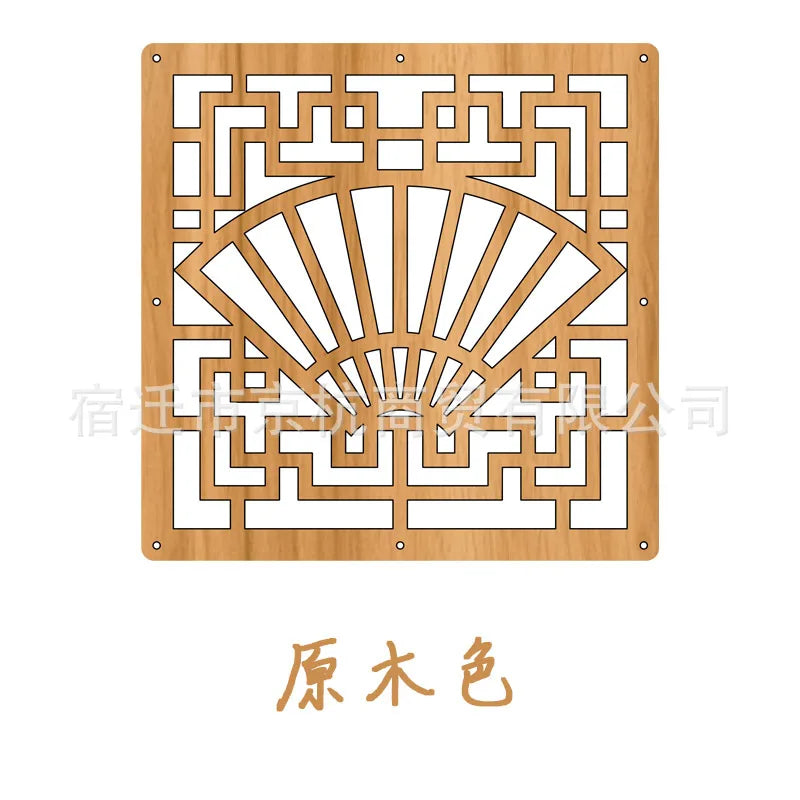 Hanging screen partition fashion MDF porch guest home restaurant bedroom hotel simple modern Chinese hollow screen