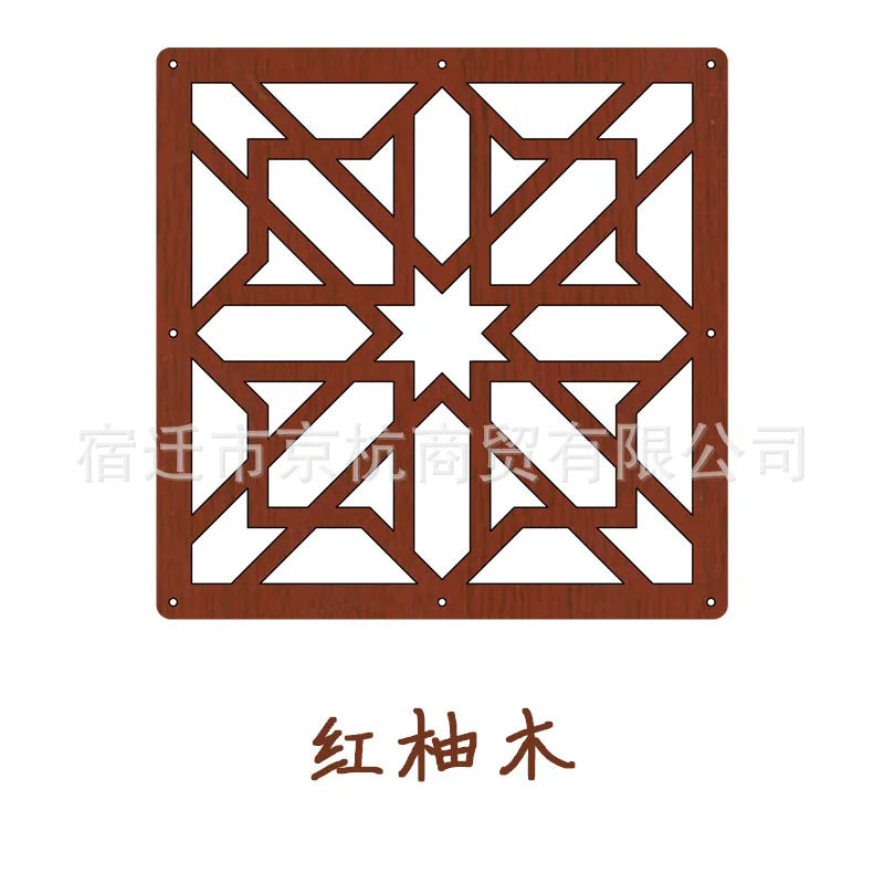 Hanging screen partition fashion MDF porch guest home restaurant bedroom hotel simple modern Chinese hollow screen