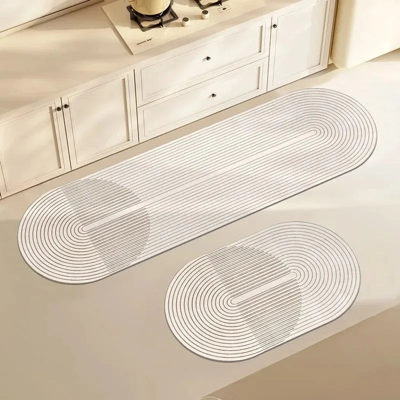 Kitchen Floor Mat Pvc Waterproof Vinyl Carpet Home Decoration Long Rug Oil-proof Non-slip Foot Mats Custom Alfombra Cocina