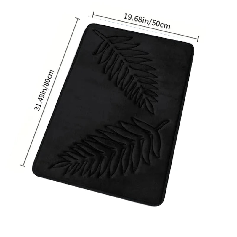 Bathroom Rugs Memory Foam Bath Mat Non-Slip Bath Rugs Machine Washable Dries Quickly Ultra Soft Plush Bath Mats for Bathroom