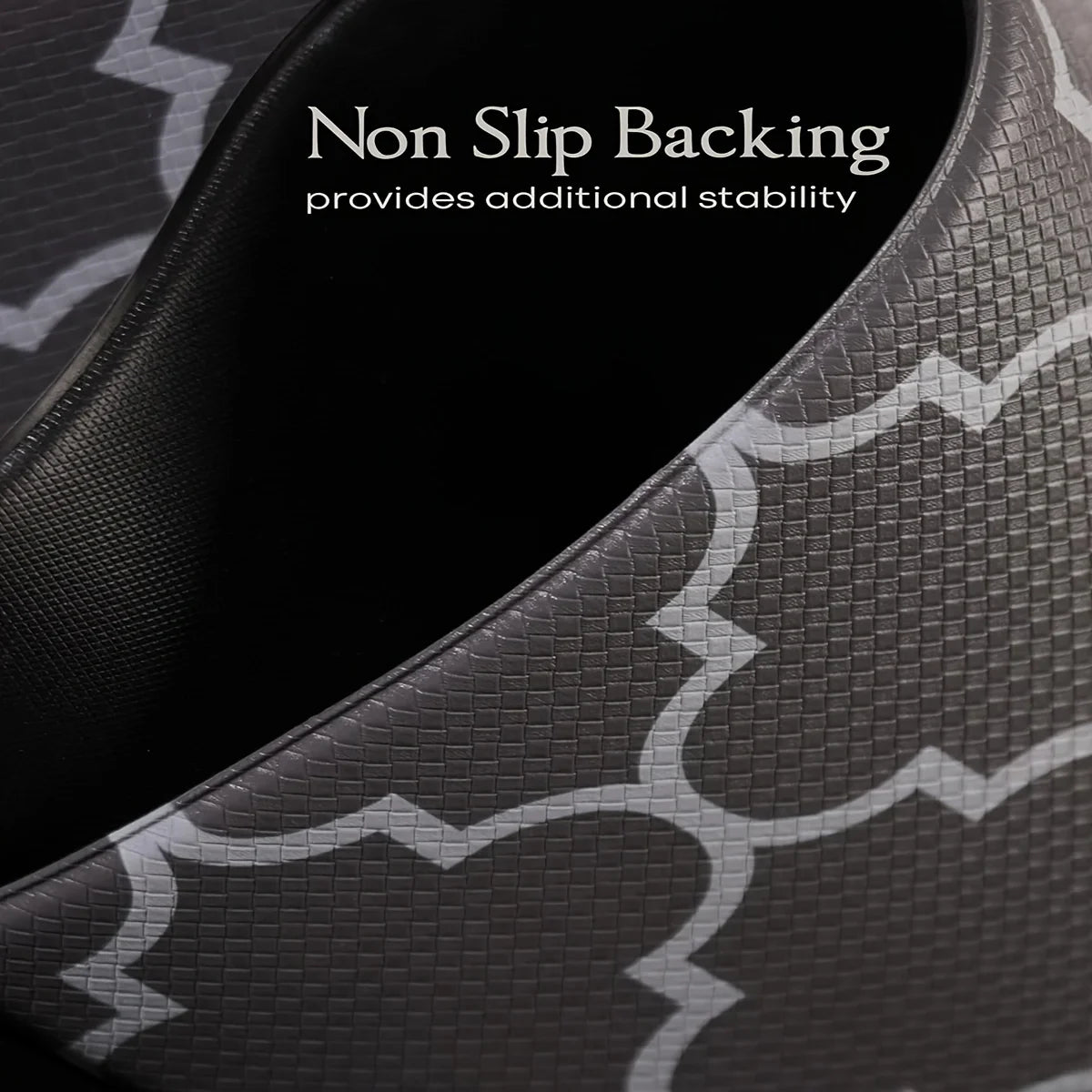 Anti-Fatigue Kitchen Mats Non-Slip Waterproof Kitchen Rugs and PVC Ergonomic Cushioning Rugs
