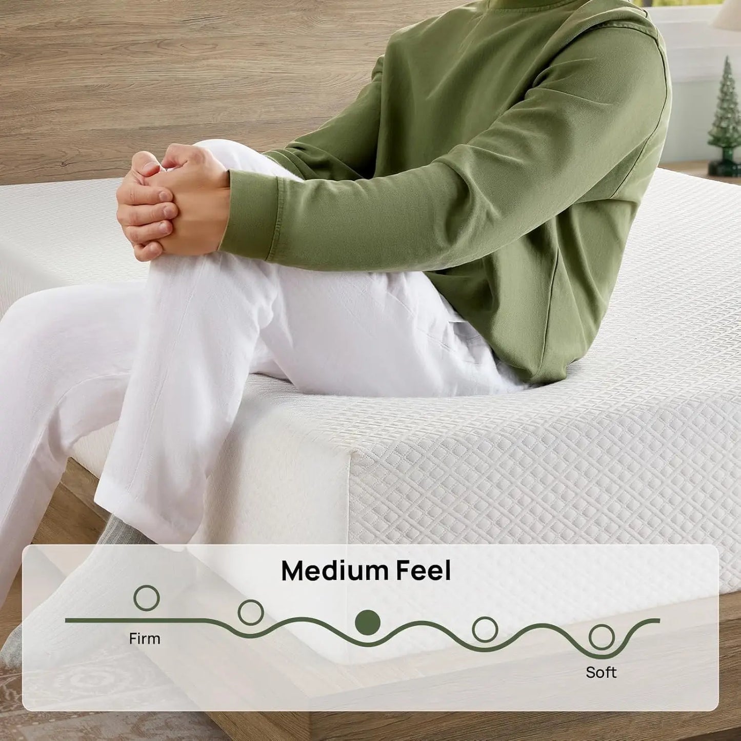 Twin Size Mattress 6 Inch Gel Memory Foam Mattress in a Box Fiberglass Free Breathable for Cooler Sleep Supportive Pressure Reli