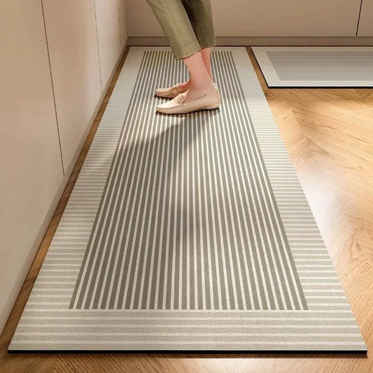 Kitchen Pvc Mat Waterproof Carpet Non-slip Leather Floor Mats Oil-proof Long Area Rug Home Decoration Alfombra De Cocina 주방 깔개