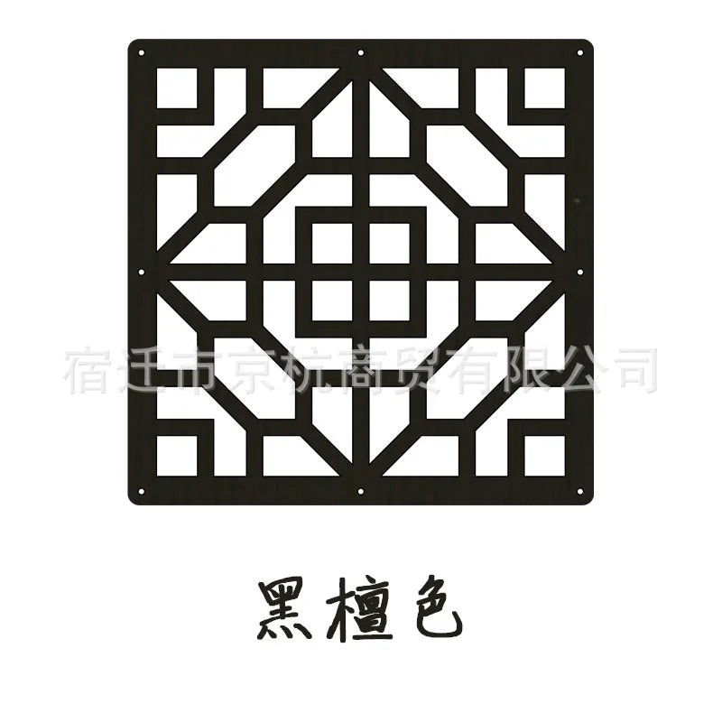 Hanging screen partition fashion MDF porch guest home restaurant bedroom hotel simple modern Chinese hollow screen