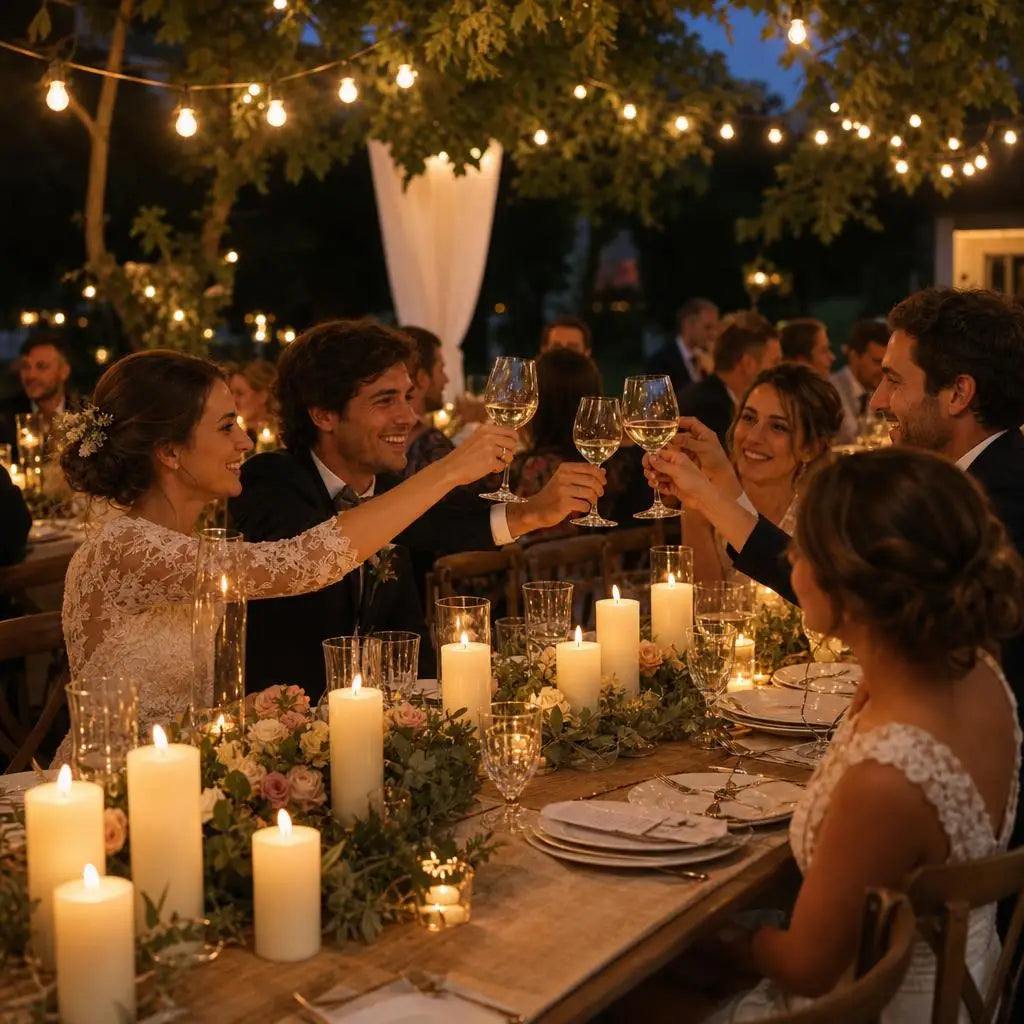 6-120PCS Led Candles Bulk Flickering Flameless Candles Battery Operated Fake Pillar Candle Wedding Birthday Party Decor Concert