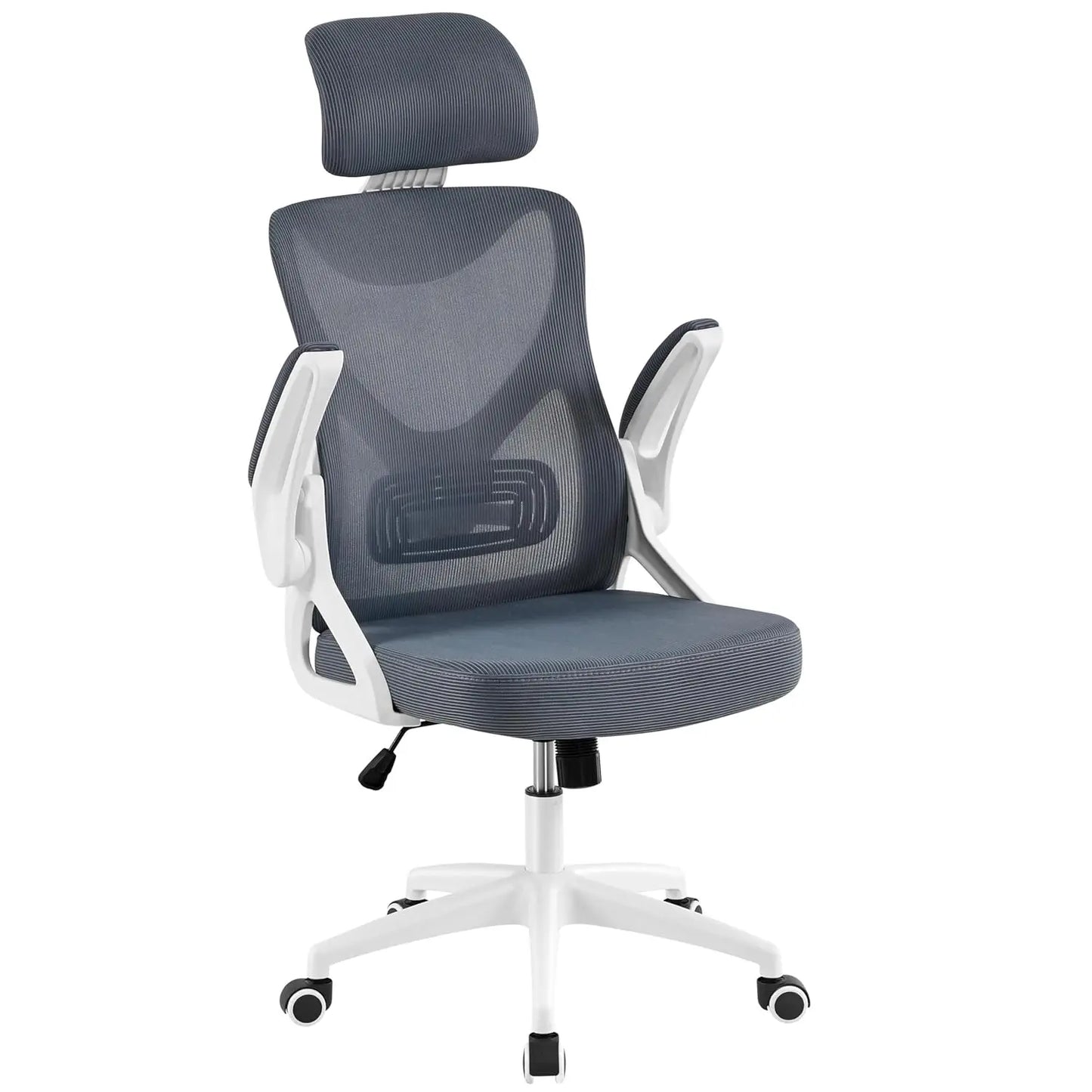 Ergonomic Office Chair, High Back Desk Chair with Headrest and Flip-up Armrest Lumbar Support for Home Office, Customized