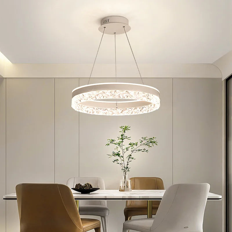 Modern Minimalist LED Ceiling Lamp Nordic Luxury Chandelier for Living Room Home Decor Designer Bedroom Hanging Light
