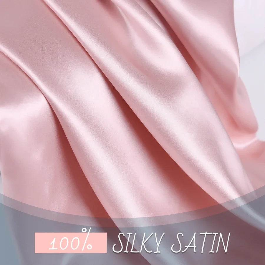 JuwenSilk silky stain pillowcase silky pillowcase natural silk pillowcase mulberry silk pillow case standard queen king