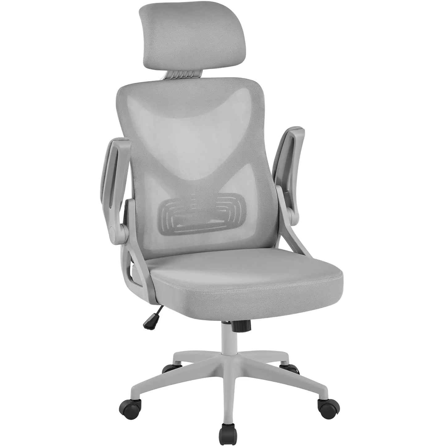 Ergonomic Office Chair, High Back Desk Chair with Headrest and Flip-up Armrest Lumbar Support for Home Office, Customized