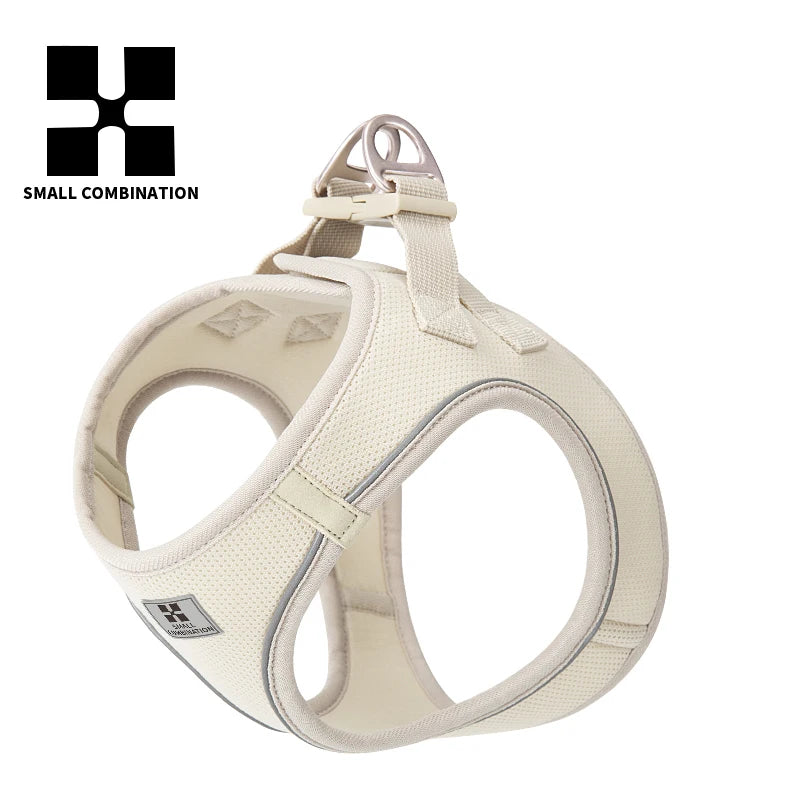 SMALL COMBINATION Small Dog Harness Leash Set Soft Reflective for Puppy Cat Harness Pet Vest Chihuaahua Sausage  Outdoor Walking