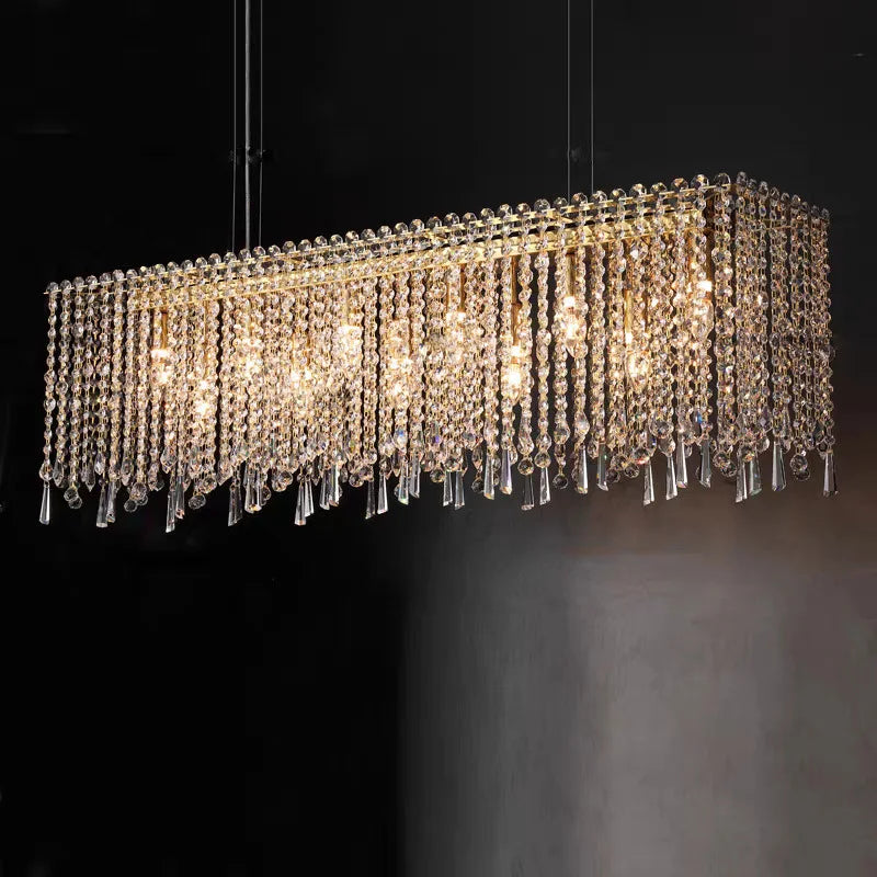Luxury Crystal Chandeliers Living Room Lights Dining Table Light Chandelier Ceiling Light Fixtures Żyrandol Ceiling Pendant Lamp