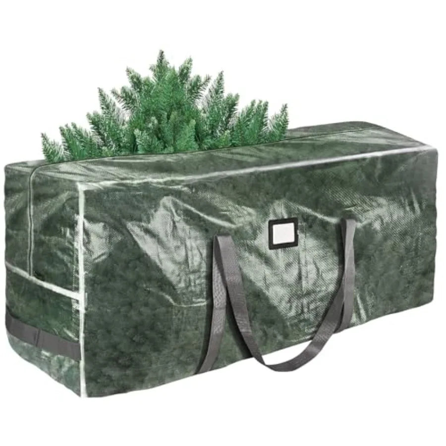 Christmas Tree Storage Bag, Heavy Duty Extra Large Artificial Christmas Tree Bag with Reinforced Handles and Dual Zippers Wide