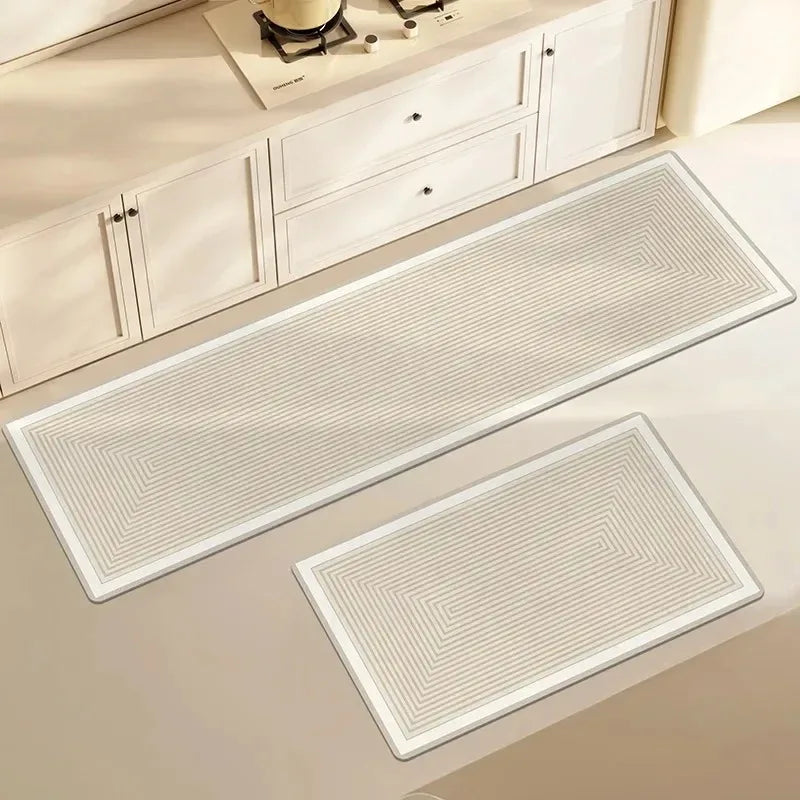 Kitchen Floor Mat Pvc Waterproof Vinyl Carpet Home Decoration Long Rug Oil-proof Non-slip Foot Mats Custom Alfombra Cocina