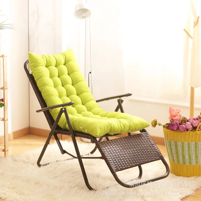 Lounger Chair Cushion Indoor Outdoor Patio Chaise Pad Replacement Rocking Mat for Furniture Sofa Thick High Back Chair Pads