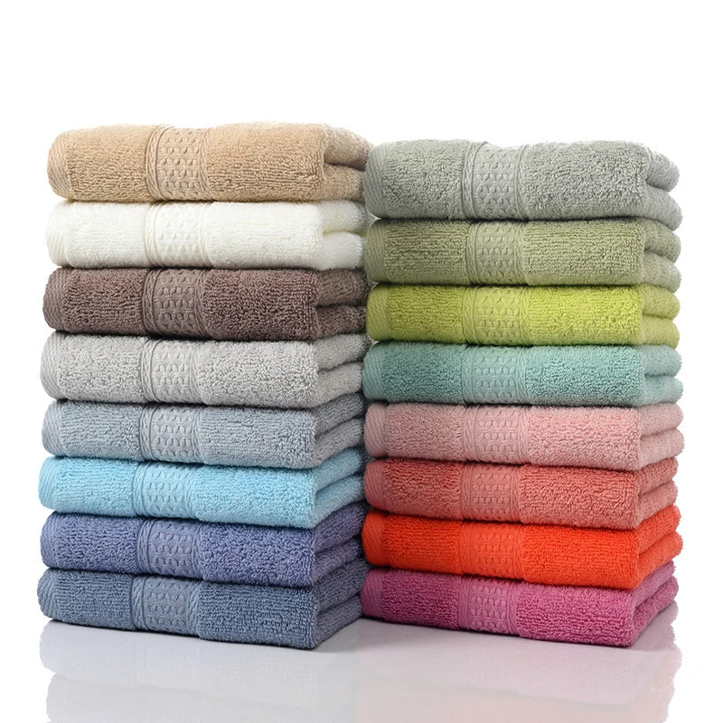100% Cotton Face Towel Absorbent Towel Bathroom Hotel Adult Men and Women Hotel Beauty Salon Soft Face Towel