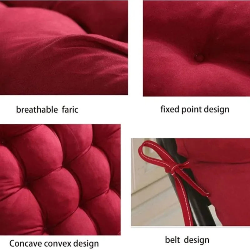 Lounger Chair Cushion Indoor Outdoor Patio Chaise Pad Replacement Rocking Mat for Furniture Sofa Thick High Back Chair Pads