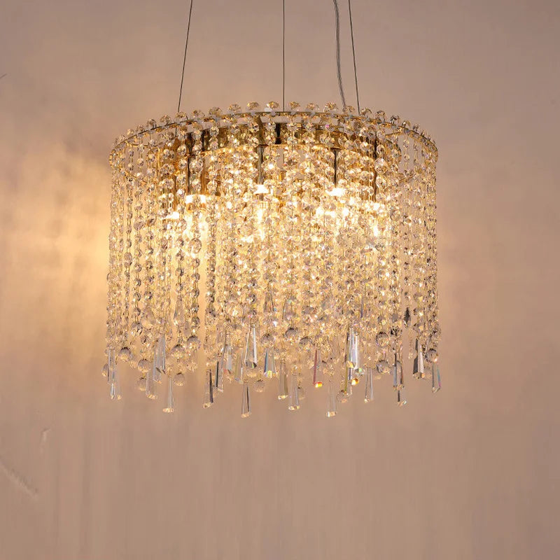 Luxury Crystal Chandeliers Living Room Lights Dining Table Light Chandelier Ceiling Light Fixtures Żyrandol Ceiling Pendant Lamp