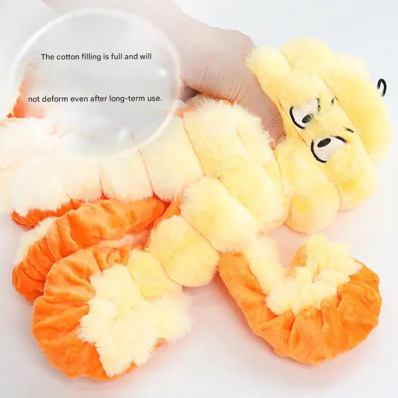 Squeaky Crinkle Octopus Dog Toy Interactive Bite-Resistant Plush for Large Small Dogs Stress Relief