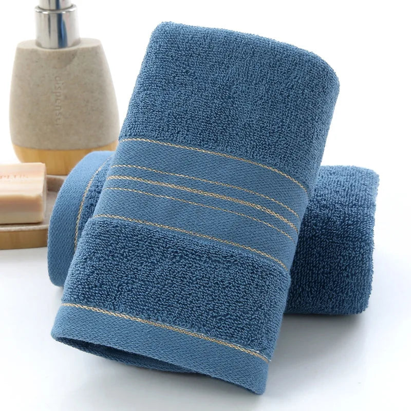 Towel Thickened Cotton Absorbent Towel Household Wash Face Skin-friendly Towel Adults and Children Universal Towel