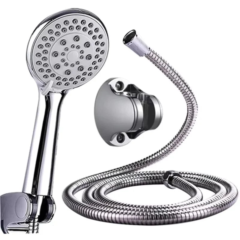 2026 Bathroom Product Shower Heads Spray Mode Spray Settings Stainless Steel Handheld Multifunctional Pulse Mode High Quality