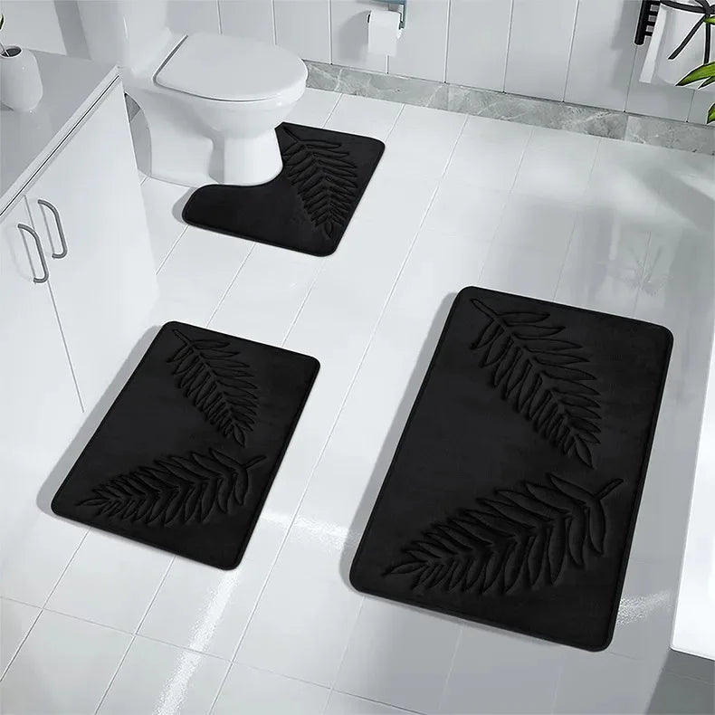 Bathroom Rugs Memory Foam Bath Mat Non-Slip Bath Rugs Machine Washable Dries Quickly Ultra Soft Plush Bath Mats for Bathroom