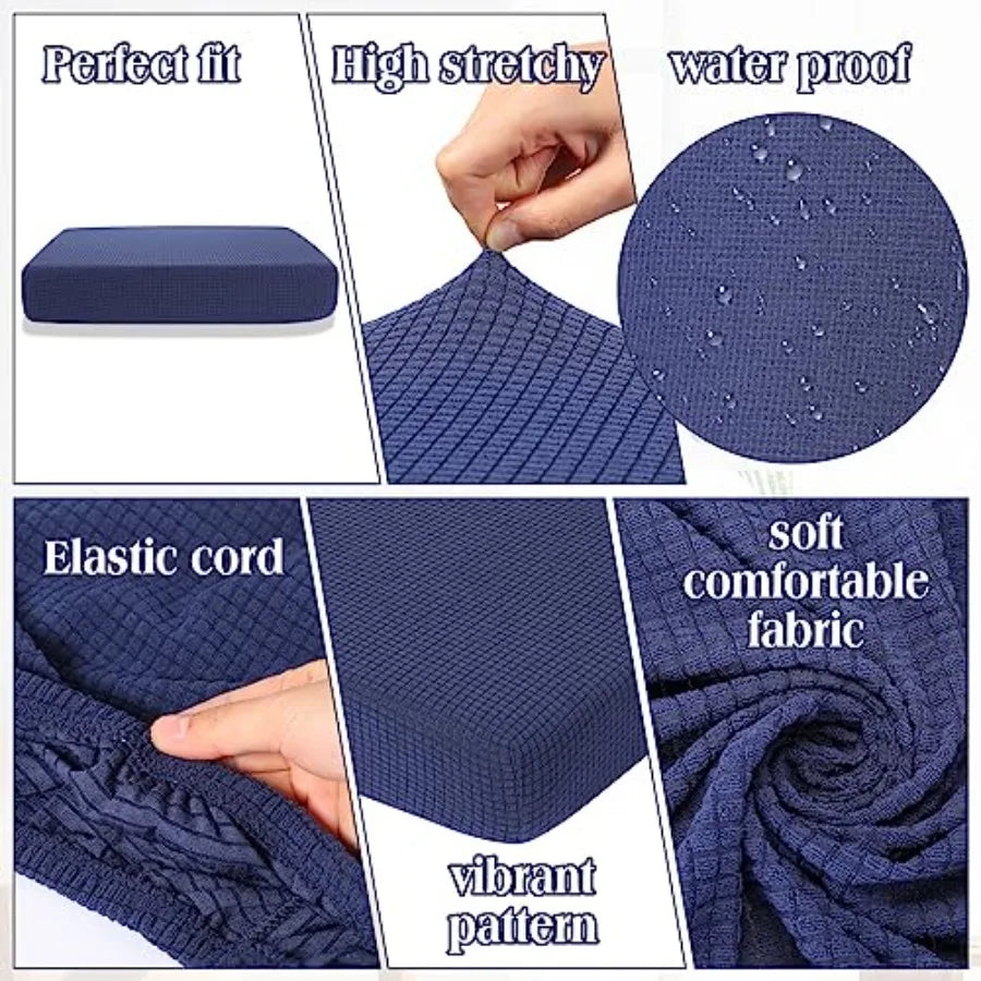 8 Patio Stretch Sofa Cushion Covers Outdoor Cushion Covers Replacement Couch Slipcovers Sofa Seat Cover Soft Chair Cover Furnit