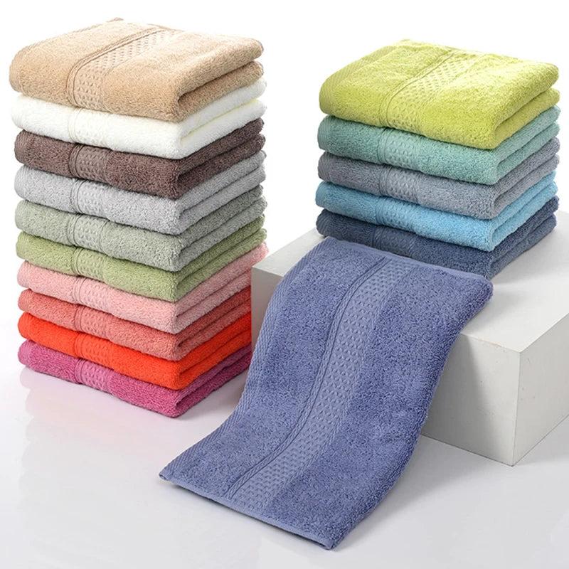100% Cotton Face Towel Absorbent Towel Bathroom Hotel Adult Men and Women Hotel Beauty Salon Soft Face Towel