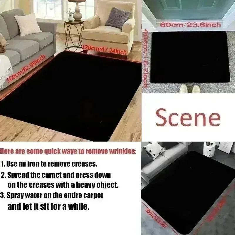 VIKAMA Abstract Geometric Rug Modern Art Deco Soft Area Rug For Living Room Bedroom Home Decor