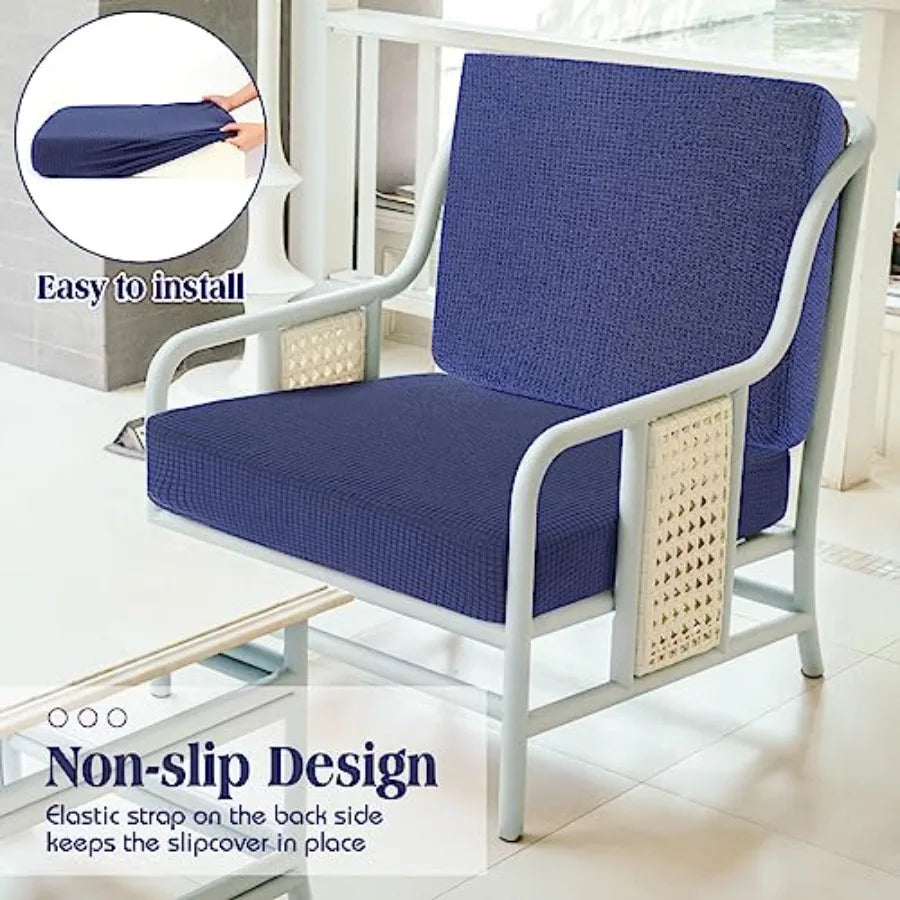 8 Patio Stretch Sofa Cushion Covers Outdoor Cushion Covers Replacement Couch Slipcovers Sofa Seat Cover Soft Chair Cover Furnit