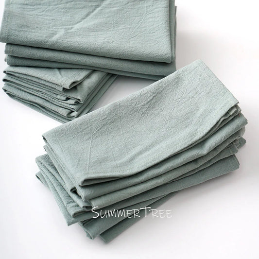 20pcs Cloth Napkins 40x40cm 100% Cotton Delicate Napkin for Rustic Dinner for Home Thanksgiving Wedding Party Table Decorations