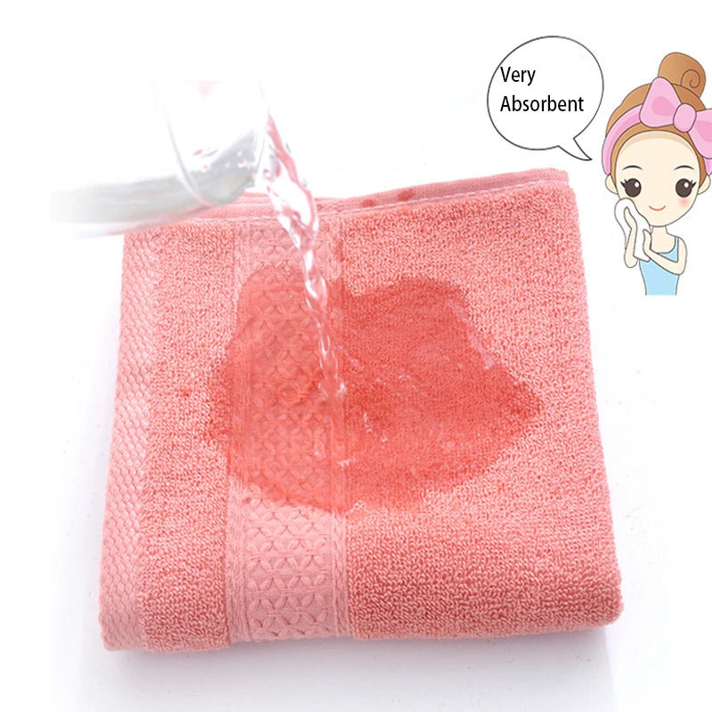 100% Cotton Face Towel Absorbent Towel Bathroom Hotel Adult Men and Women Hotel Beauty Salon Soft Face Towel