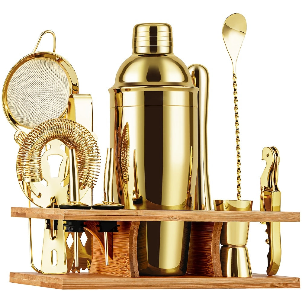 Golden Whiskey Bartender Set